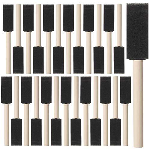 1" Foam Brushes For Painting Crafts Mod Podge Wood Stain 26 Pack