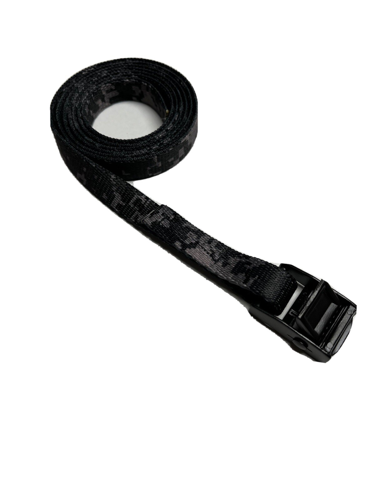 Trail Cam Strap, Digital Dark Camo, 1/2” Narrow Width, Cam Buckle, 4’ Long