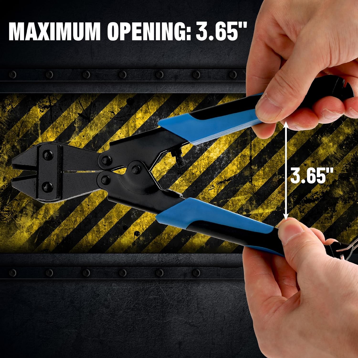 Bolt Cutter 8.5" Heavy Duty Small Wire Cutter, Compact Mini Bolt Cutting Tool,