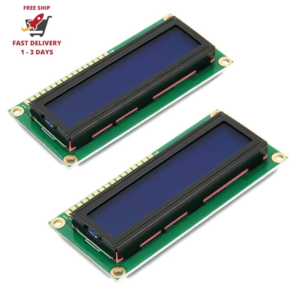 Módulo de pantalla LCD HD44780 1602, 5 V CC, 16 x 2 caracteres, LCM