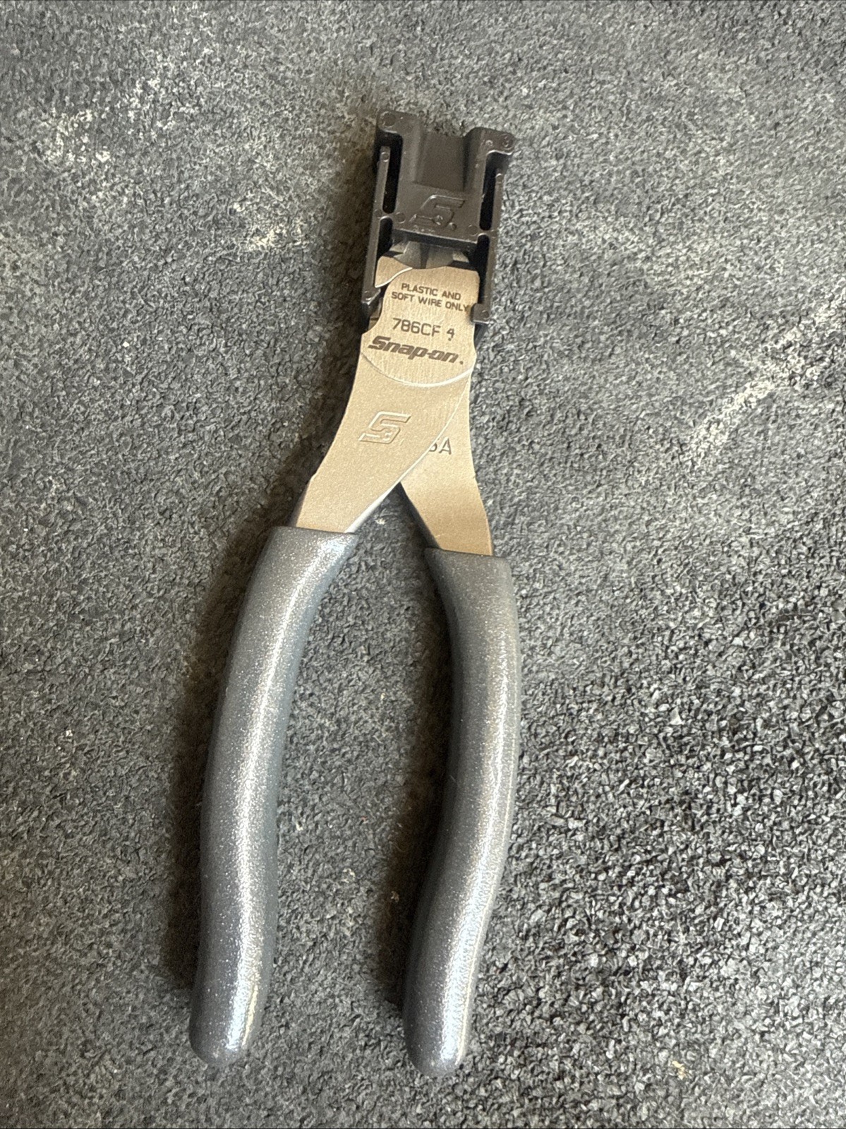 For Snap-on 786CFDT DIAGONAL FLUSH CUTTER PLIERS 6" *DARK TITANIUM HANDLES*