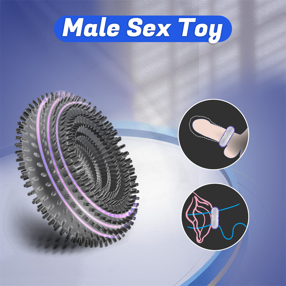 Male Adjustable Silicone Penis Dick Ring Enhancer Prolonging Delay Ejaculation