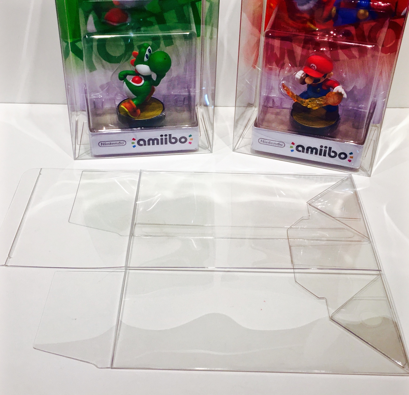 10x Box Protectors For NINTENDO AMIIBO Original Size Only! Clear Display Cases