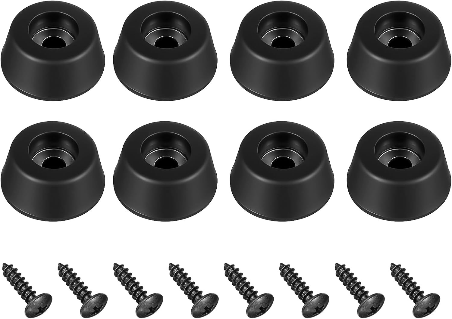 8Pcs Heavy-Duty Rubber Feet for Subwoofer, Speaker Isolation Pads