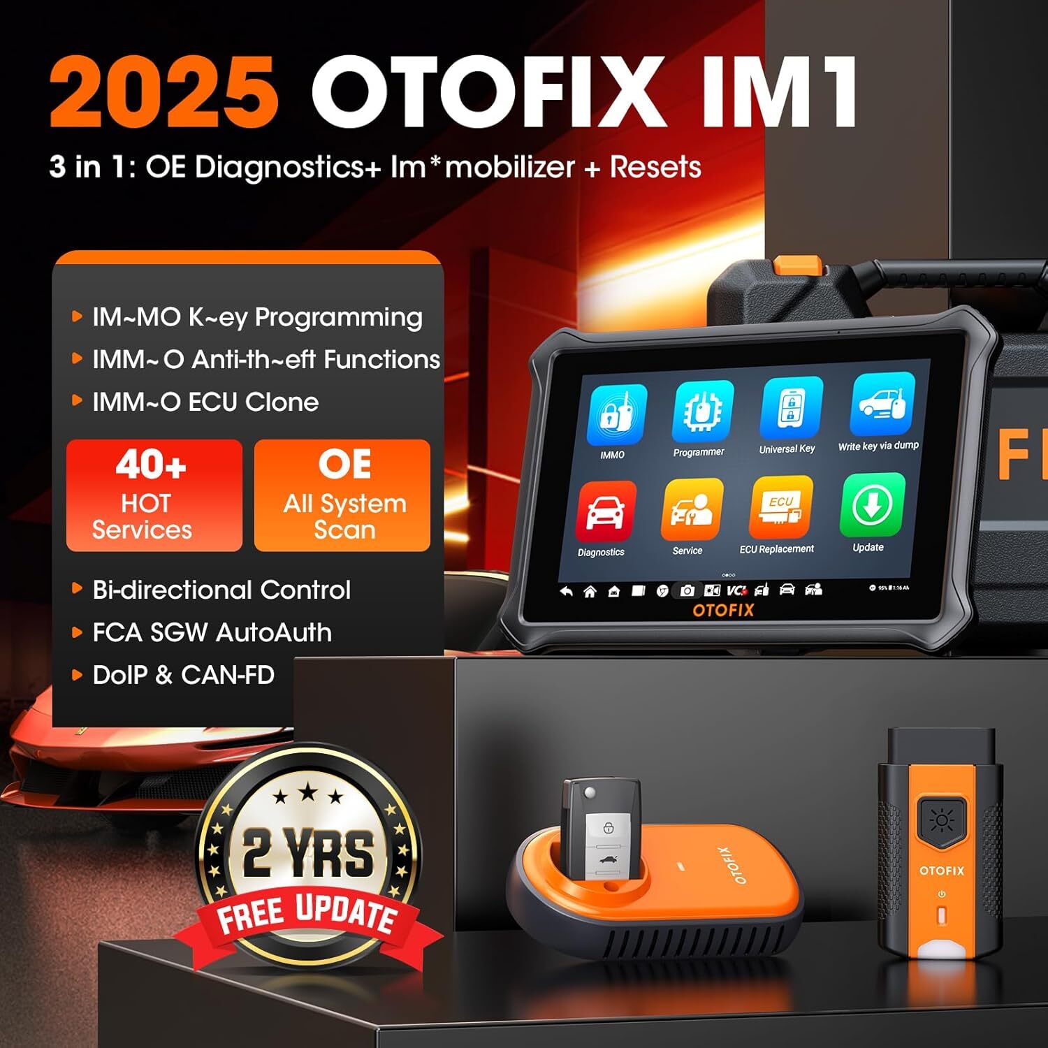 2025 OTOFIX IM1 Key FOB Programming Tool Auto Full System Diagnostic Scanner