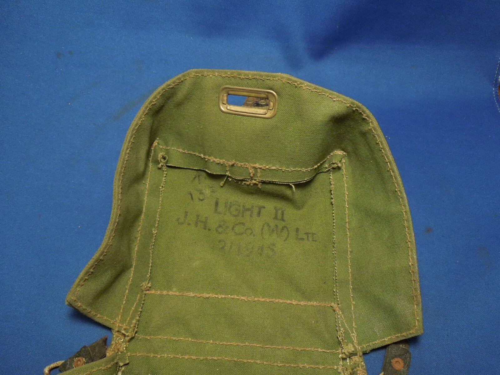 Vintage WWII British Mask Light II J.H. & Co Bag Case