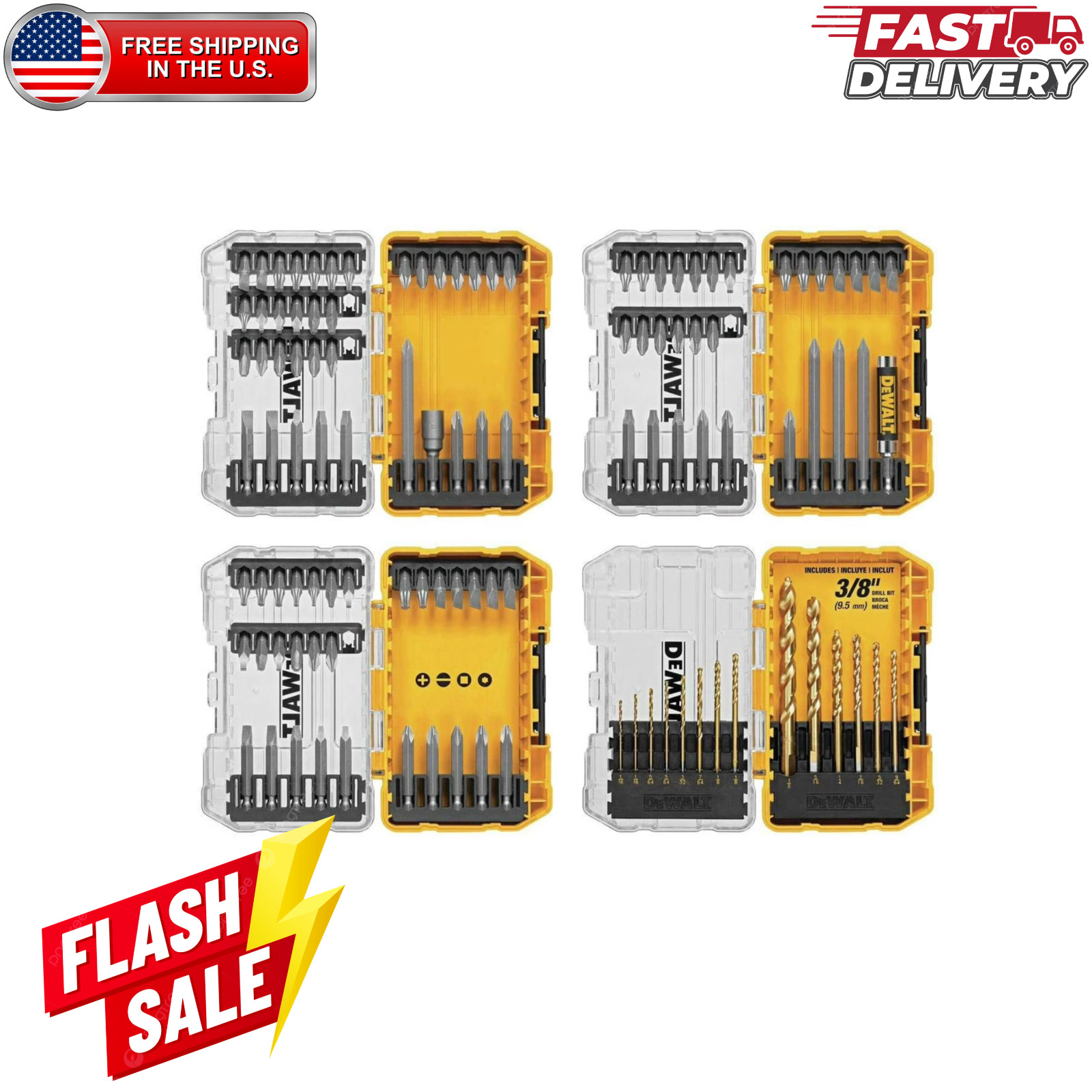 DEWALT TOUGH GRIP Screwdriver Bit Set (110 Pieces)