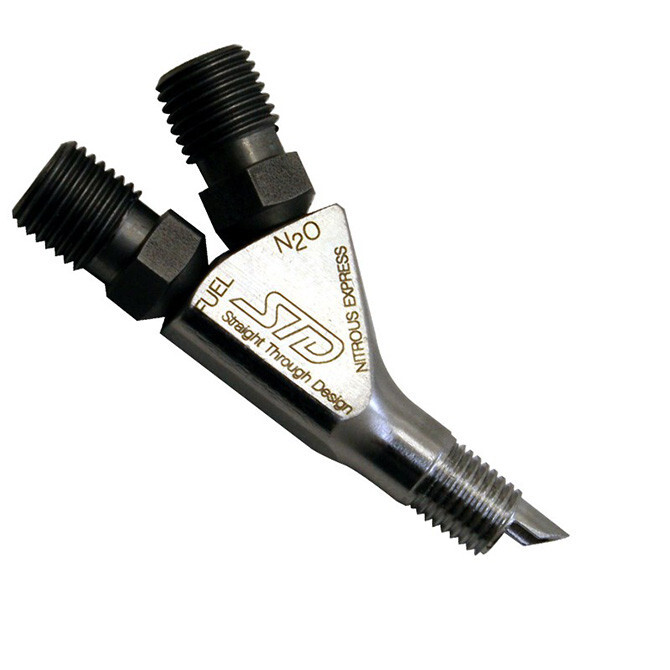 80018 Nitrous Express STD Straight Thru Design Nozzle w/ Fittings 1/16NPT Nozzle