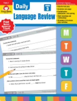 Daily Language Review, Grade 3 - Paperback By Evan Moor - GOOD