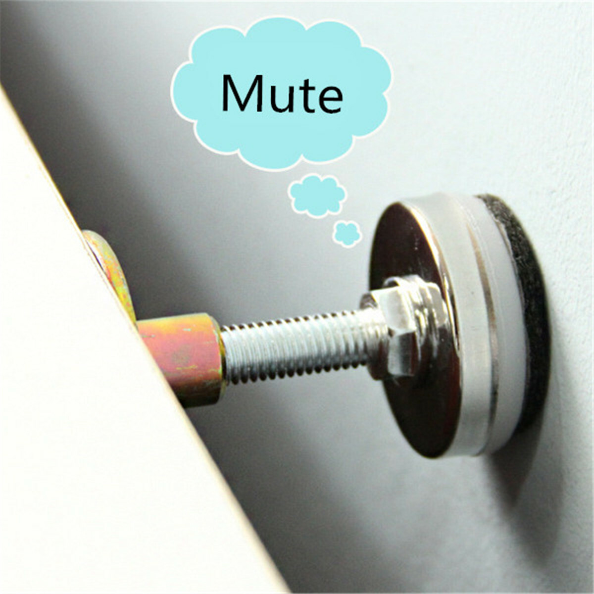 Adjustable Threaded Bed Frame Anti-Shake Tool Telescopic Support For Room Wall