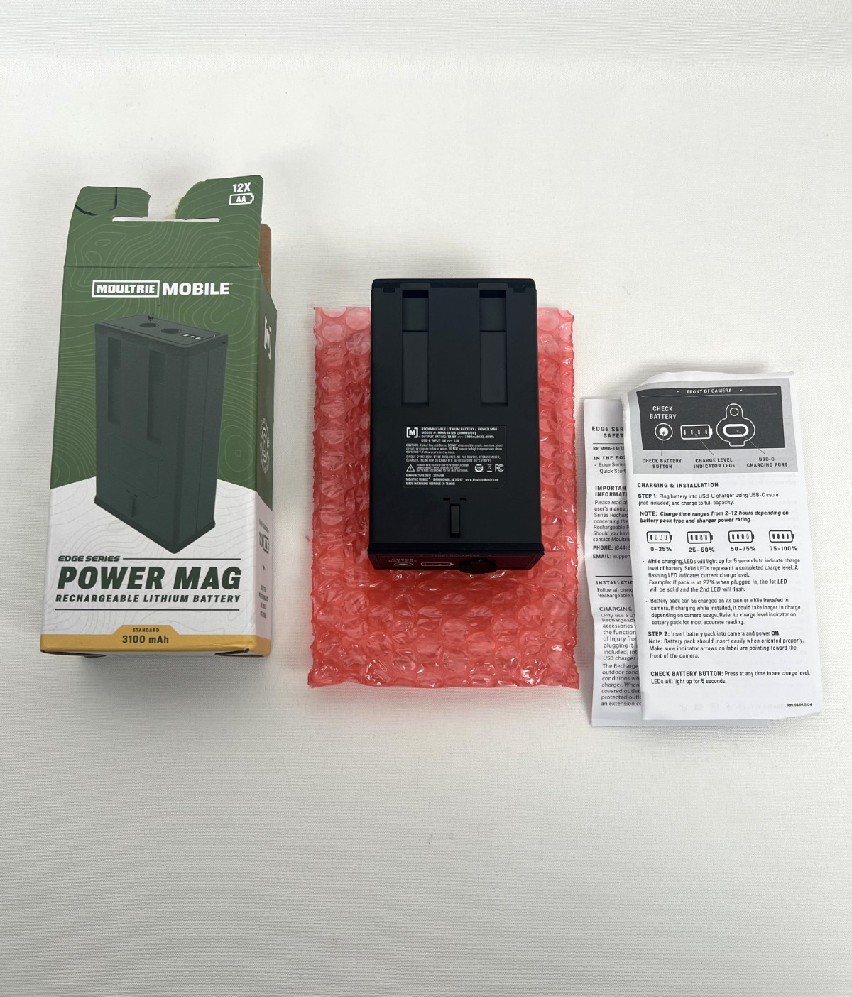 Moultrie Mobile Power Mag Rechargeable Battery Pack Trail Cameras - MMA14128