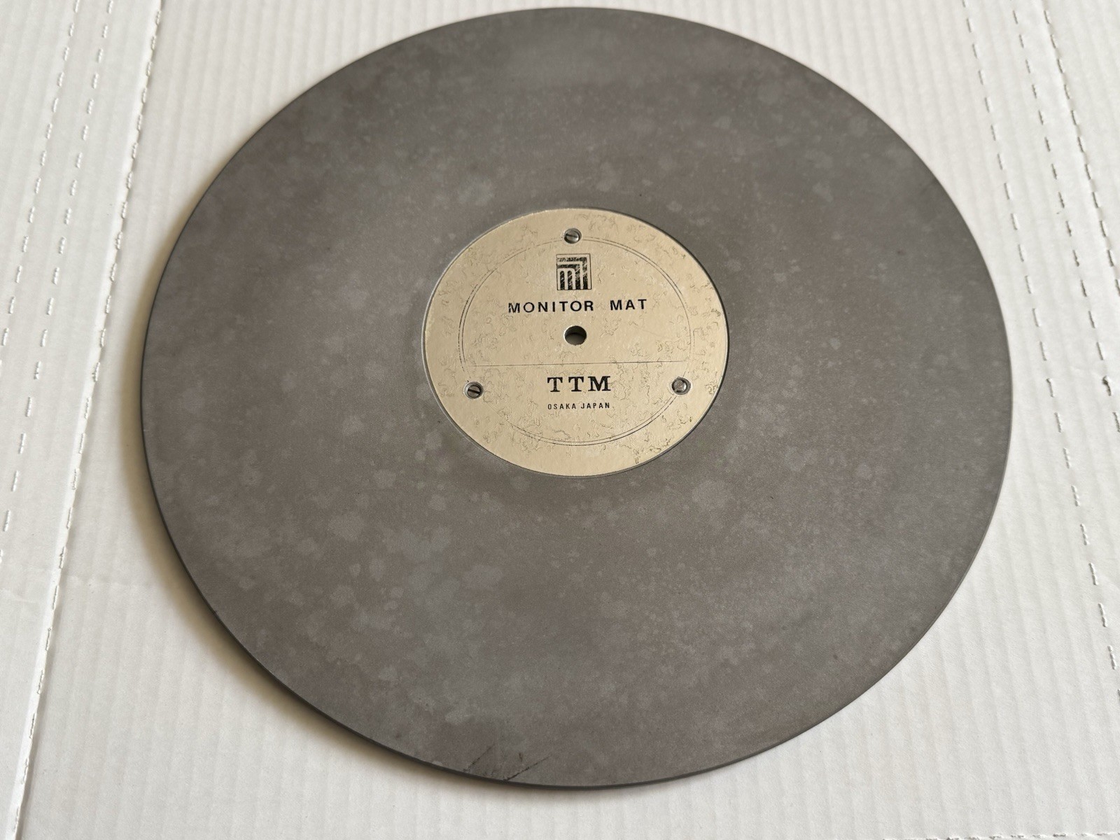 TTM Record Player MONITOR MAT 3kg. Heavy.