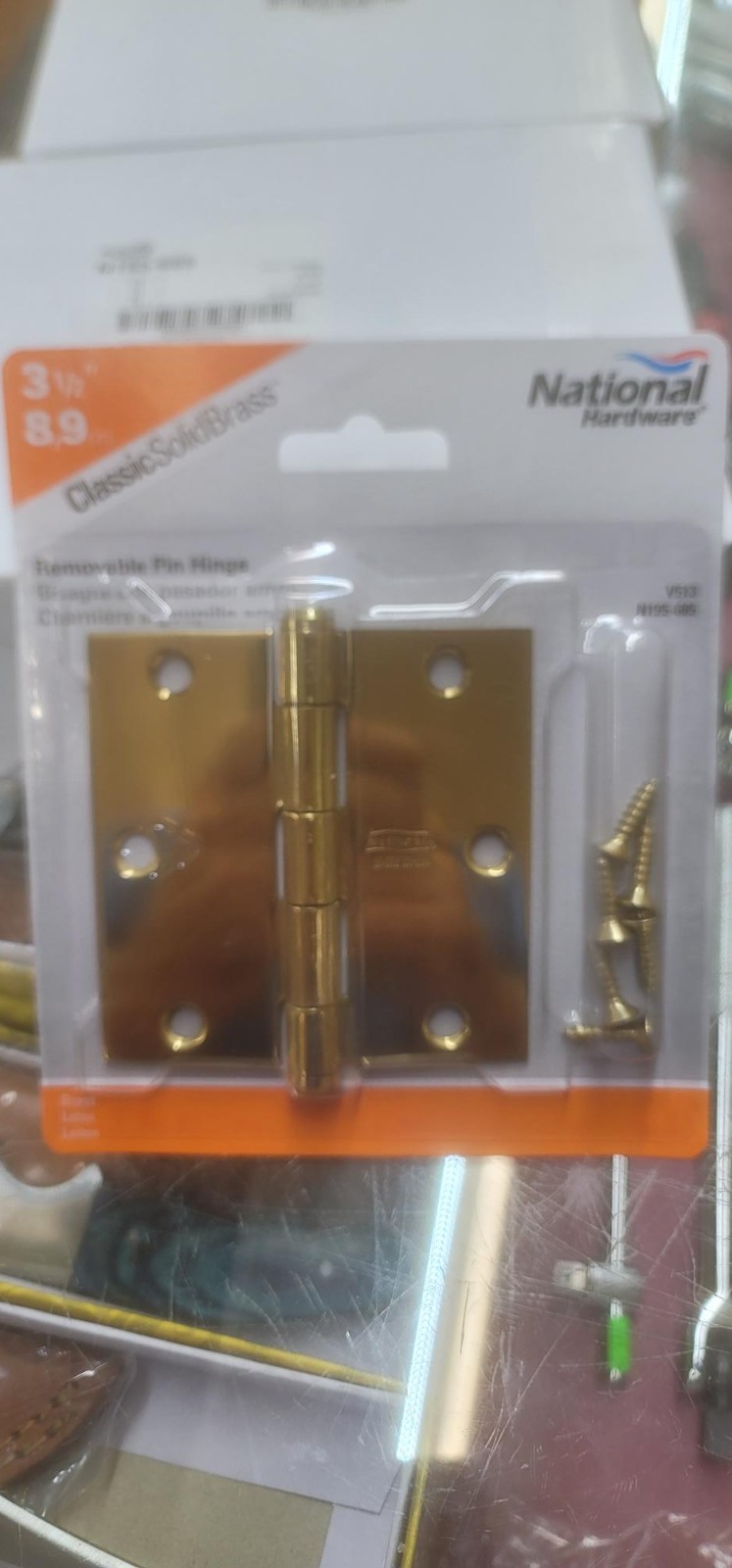 *TEN CARDS* National brands N195-685 V513 SOLID BRASS  Door Hinge, WEATHER TOUGH