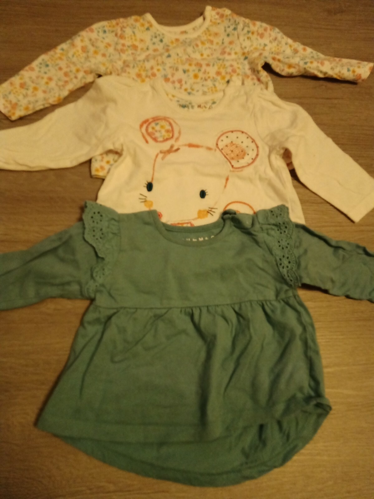 Baby Girls 3-6 Months Long Sleeve Tops Bundle