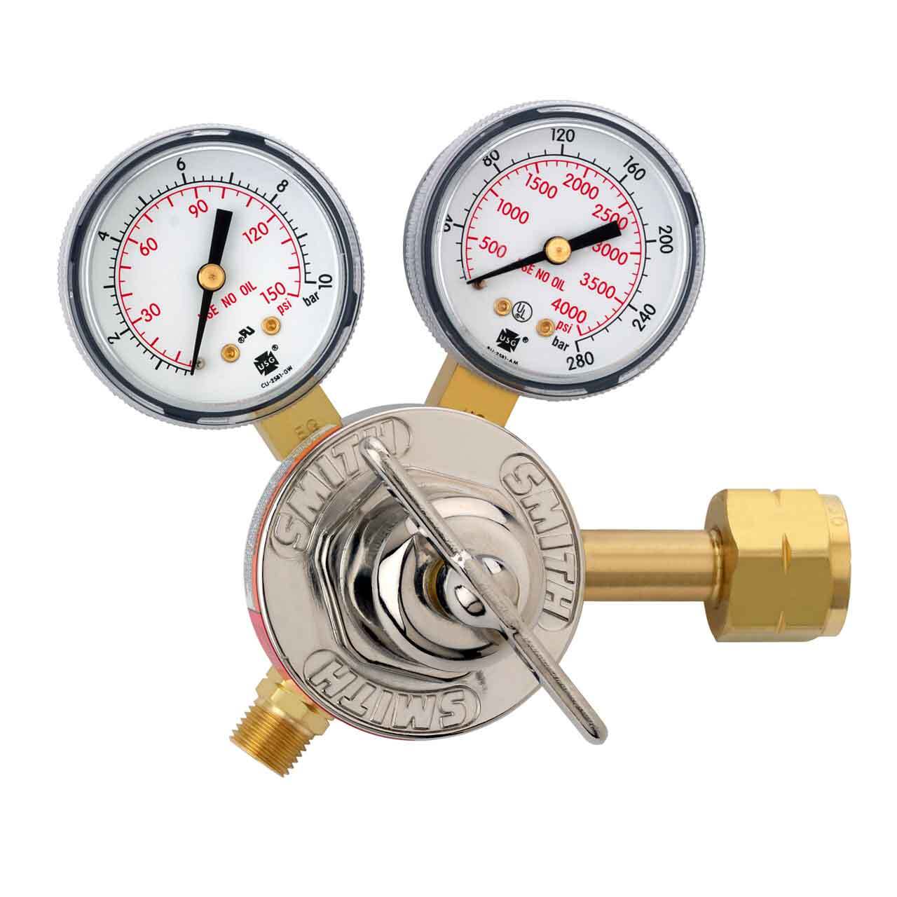 Miller Smith 30-100-350 Hydrogen Medium Duty Regulator