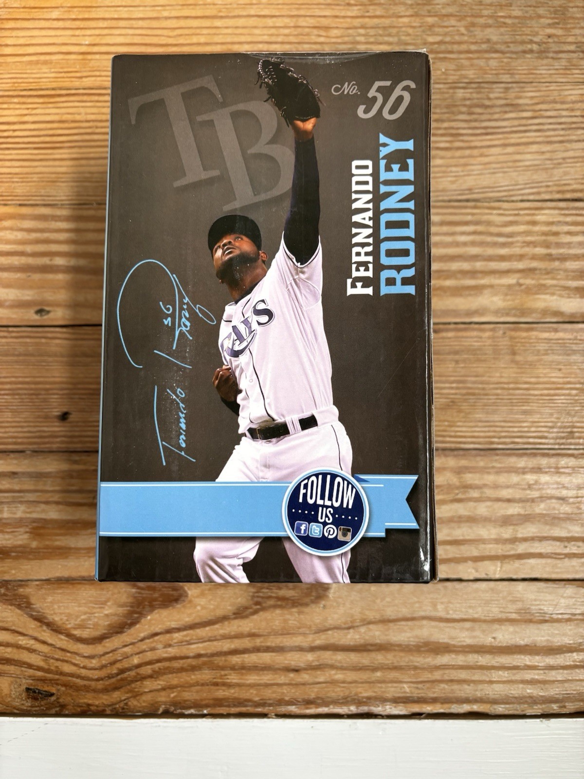FERNANDO RODNEY SGA FIGURINE BOBBLEHEAD BRAND NIB NEW IN BOX TAMPA BAY RAYS