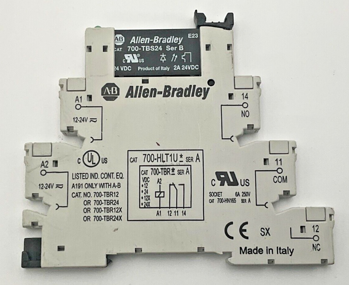 Allen Bradley 700-TBS24 Solid State Relay Ser. B 24 VDC Coil (TSC)