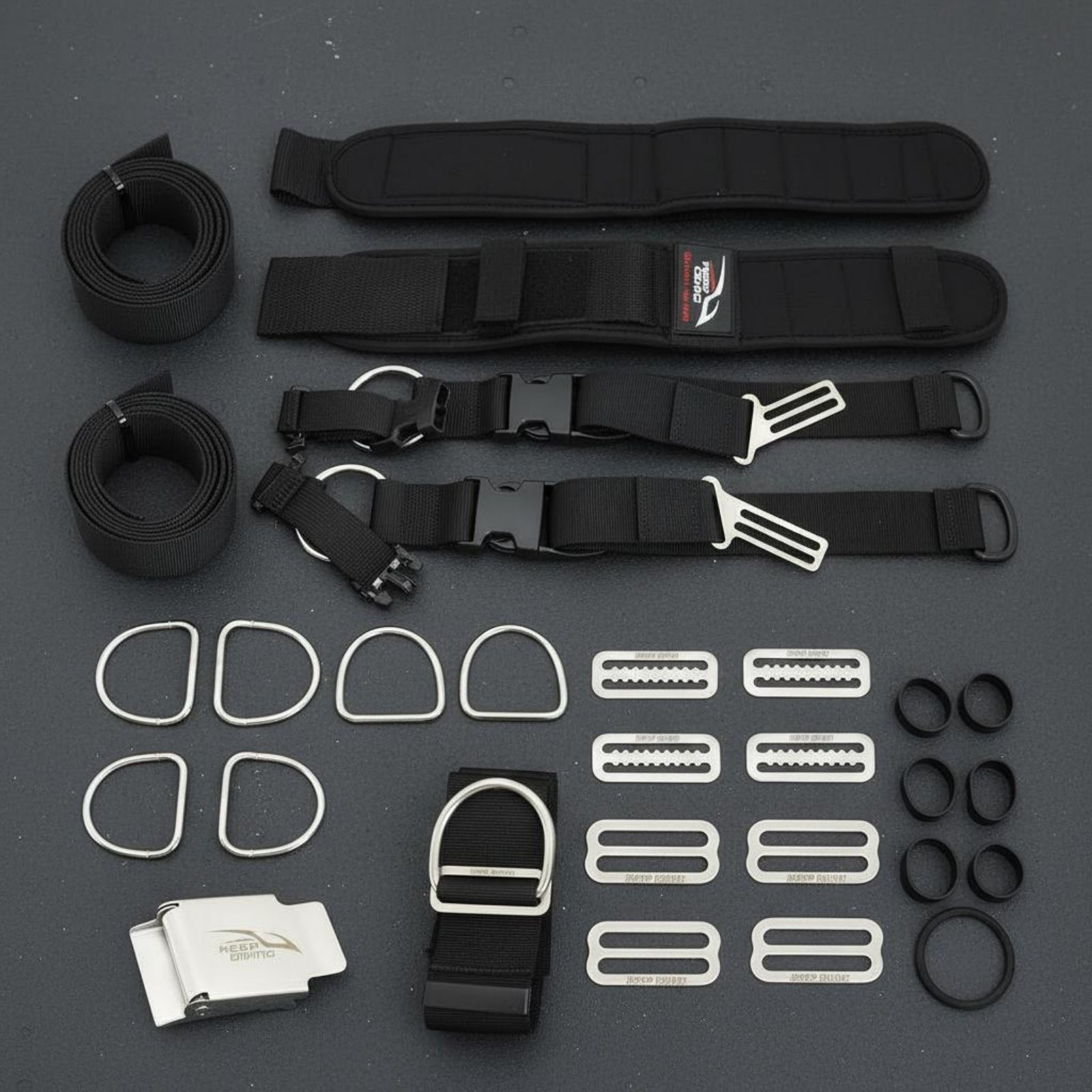 Advanced Diving Harness Nylon Strapping Rear Mount Diving Harness for