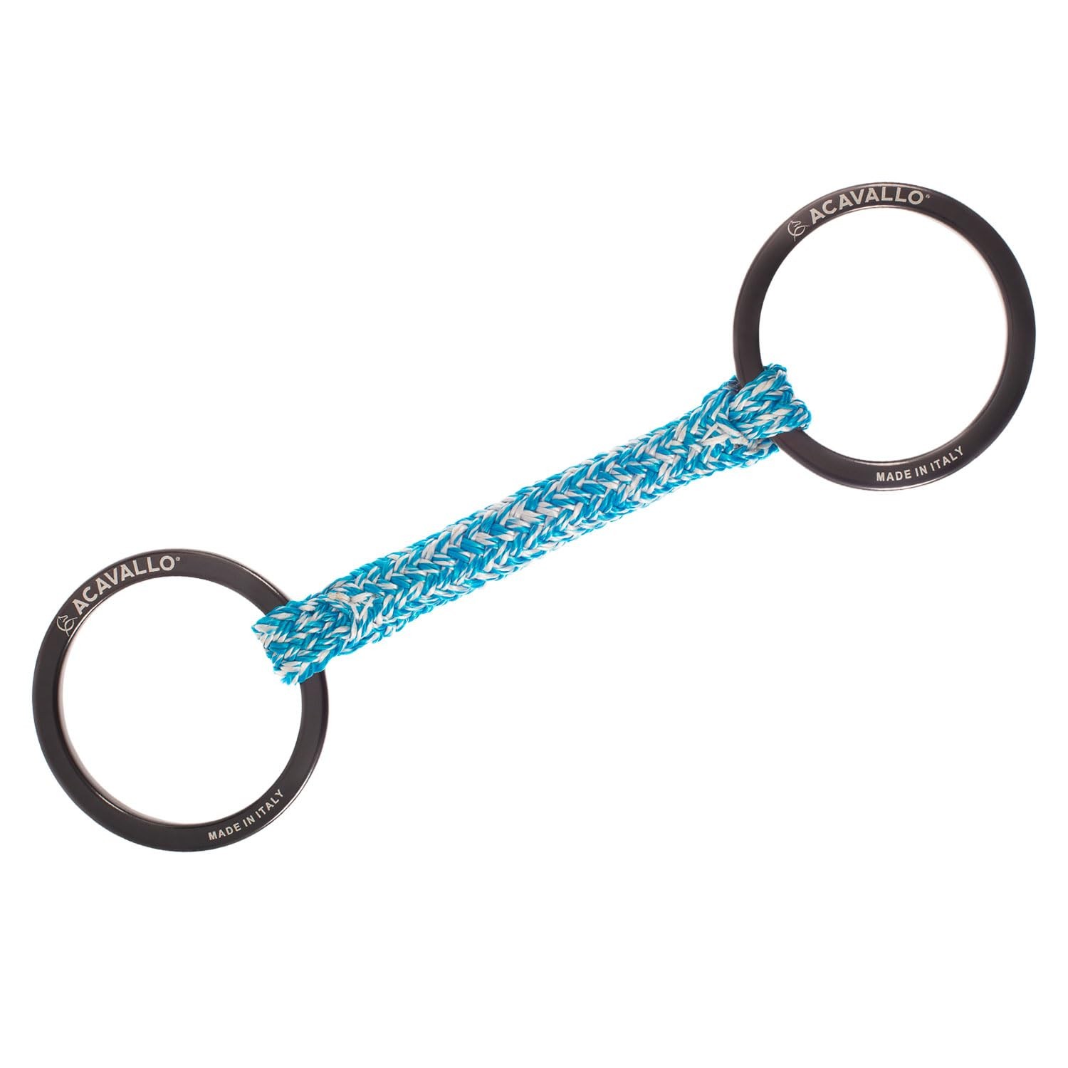 Acavallo Jumpe Alupro Snaffle Bit, 5.3-Inch, Charcoal