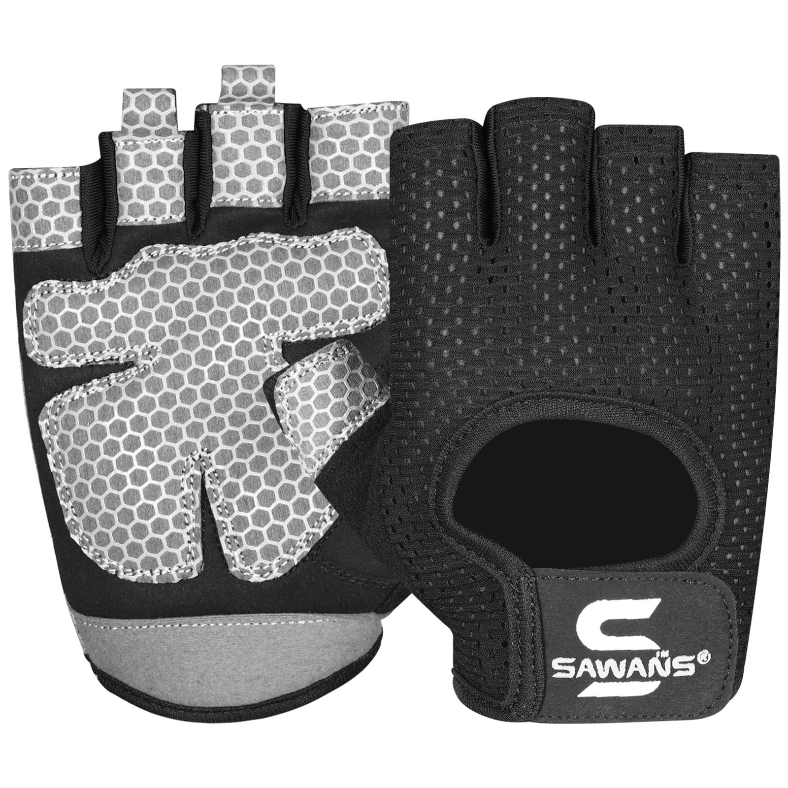 SAWANS Workout Gloves for Men and Women Weight Lifting Gloves Gym Fitness Exe...