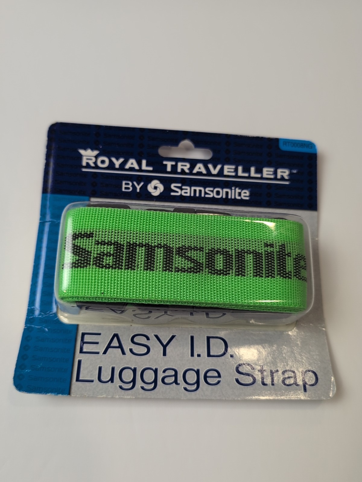 Samsonite Easy I.D. Neon Green Luggage Strap Model RT0008NG, NEW