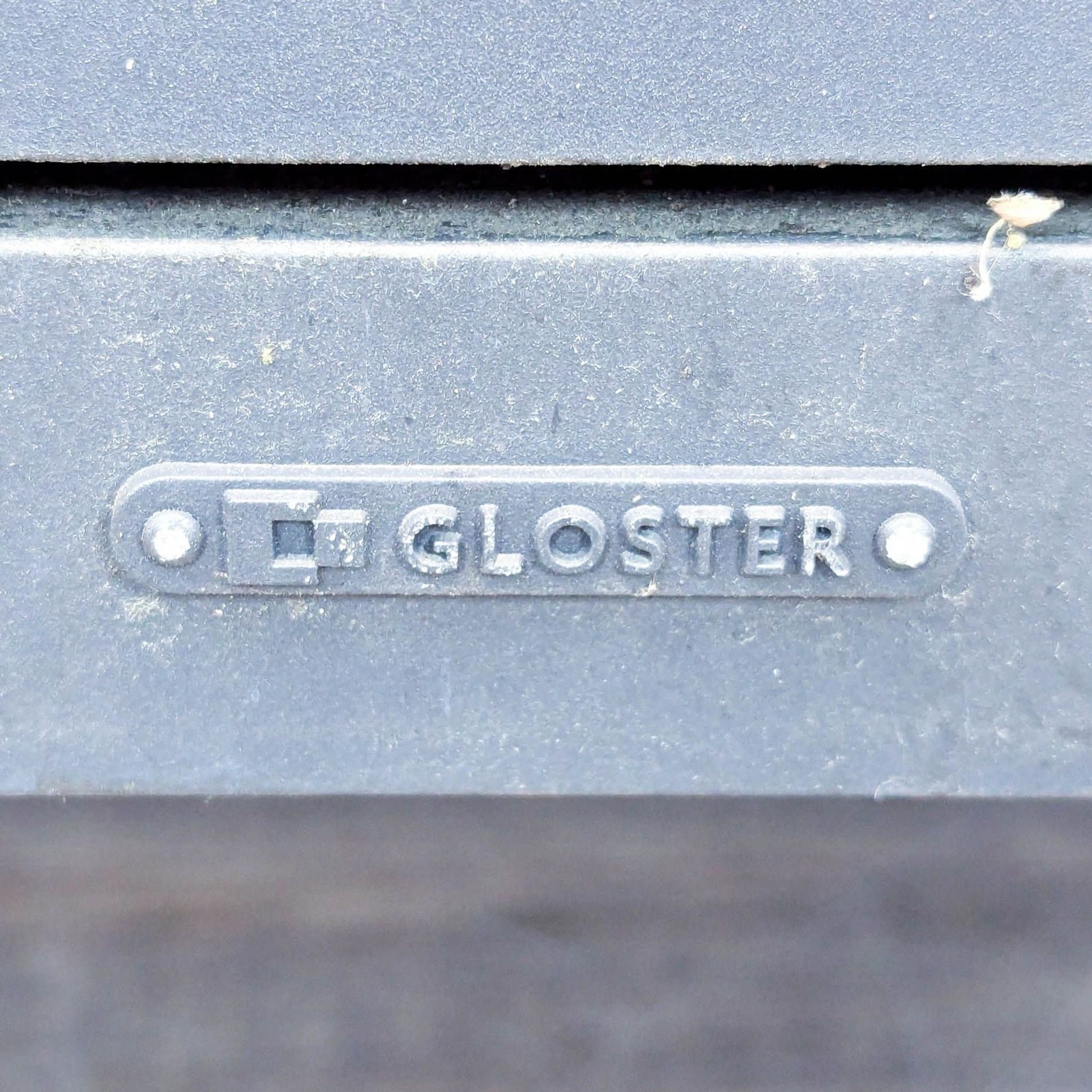 Gloster Grid 41” Ceramic Top Modern Outdoor Coffee Table