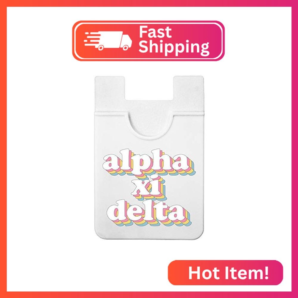 Sorority Shop Alpha Xi Delta Koala Pouch - Retro Design Card Holder For Phone Ca