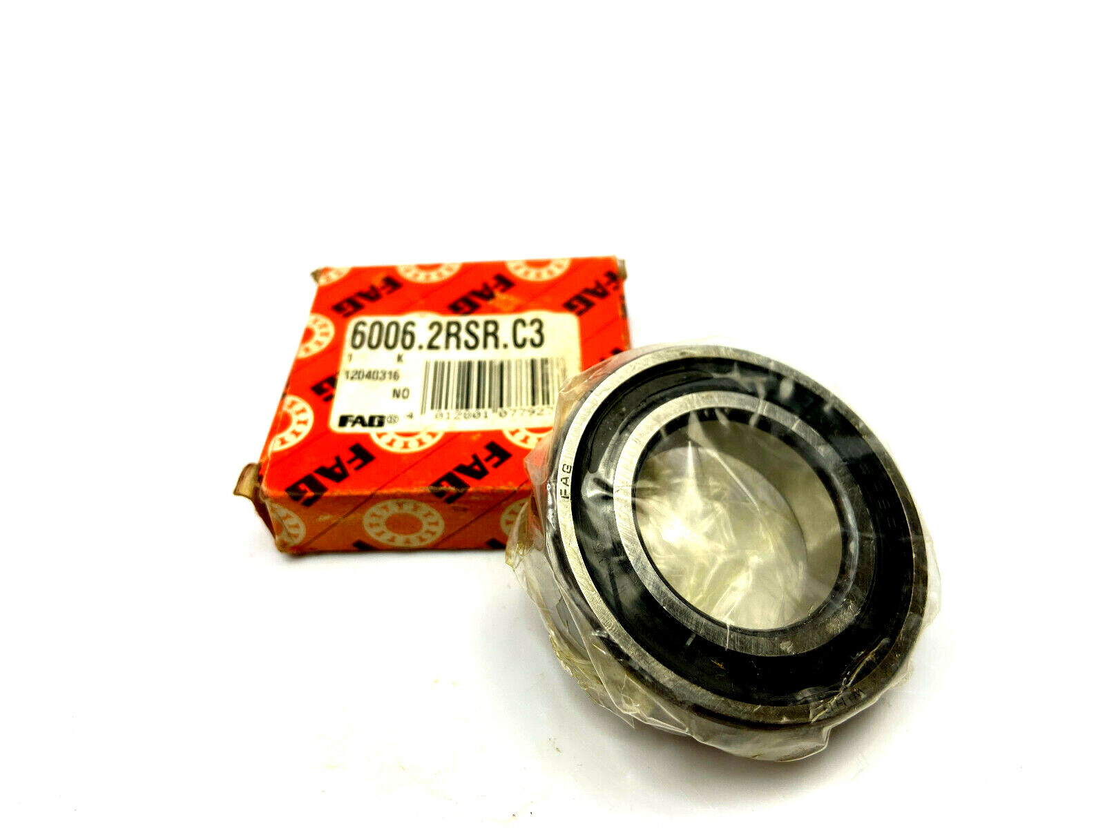 NEW FAG 6006.2RSR.C3 (9106 PP)(FAFNIR 60062RSJEM)DEEP GROOVE RADIAL BALL BEARING