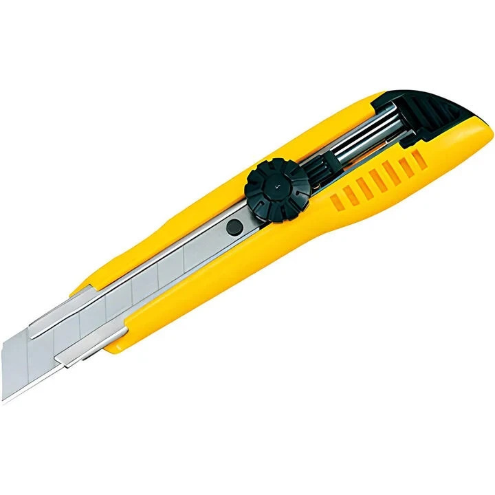 Tajima Dial Lock Utility Knife with Three 3/4 In. 8 Point ENDURA Blades
