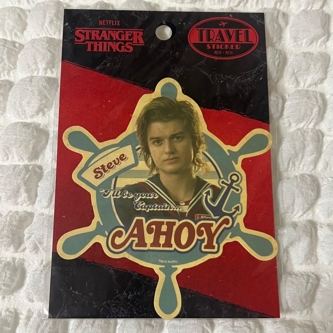 Stranger Things Steve Travel Sticker