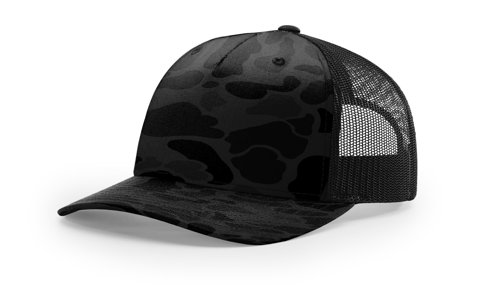 Richardson 5 Panel Trucker Cap 112FP Classic Style with Adjustable Duck Camo