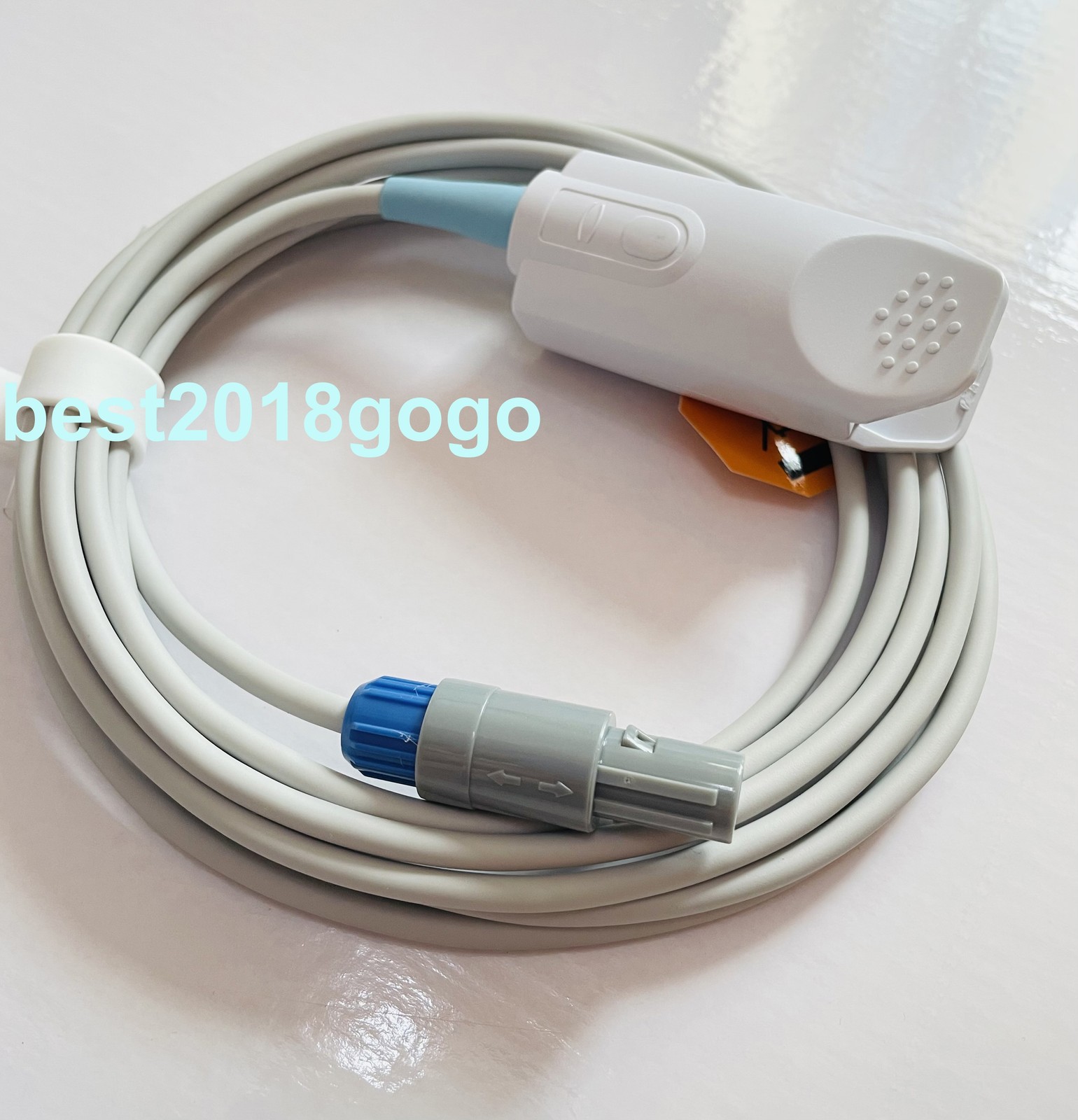 6Pin SpO2 Sensor Probe Cable Dual Slot for Mindray PM9000 PM7000 MEC1000 MEC2000