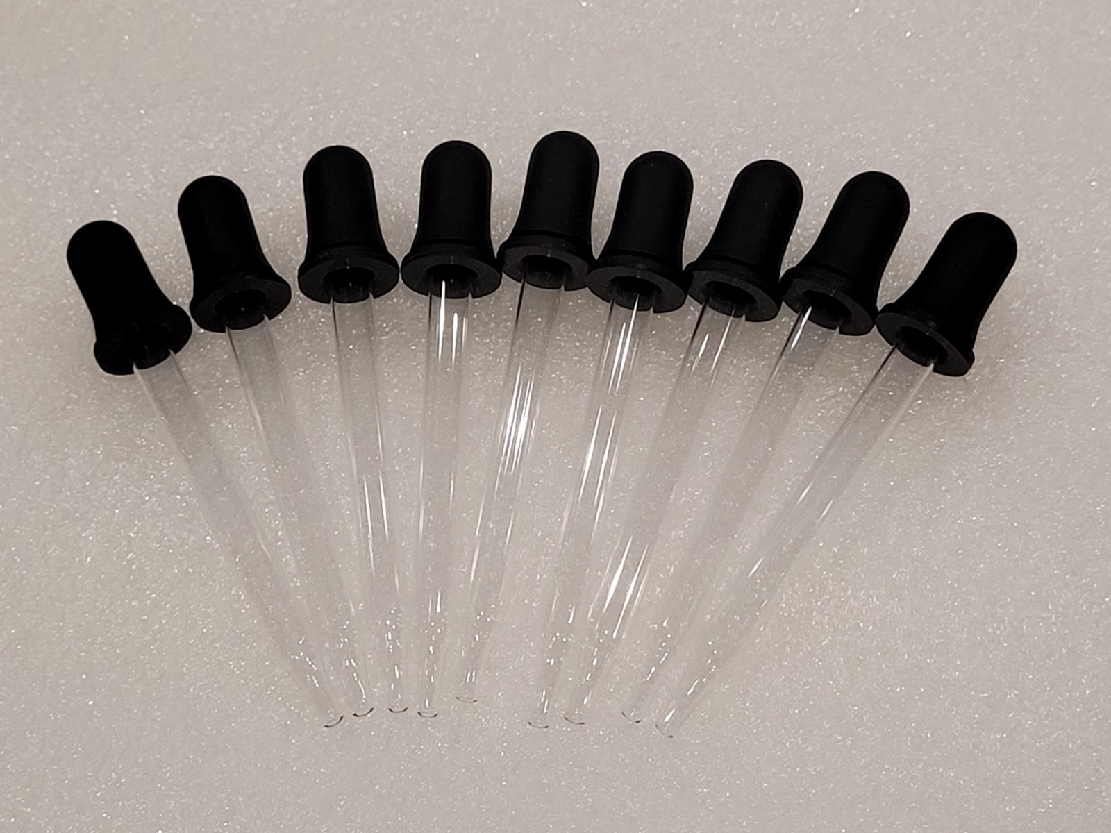 10 Piece Lot Of Glass Dropper Pipettes for Essential Oils Or Medicine 1ml.
