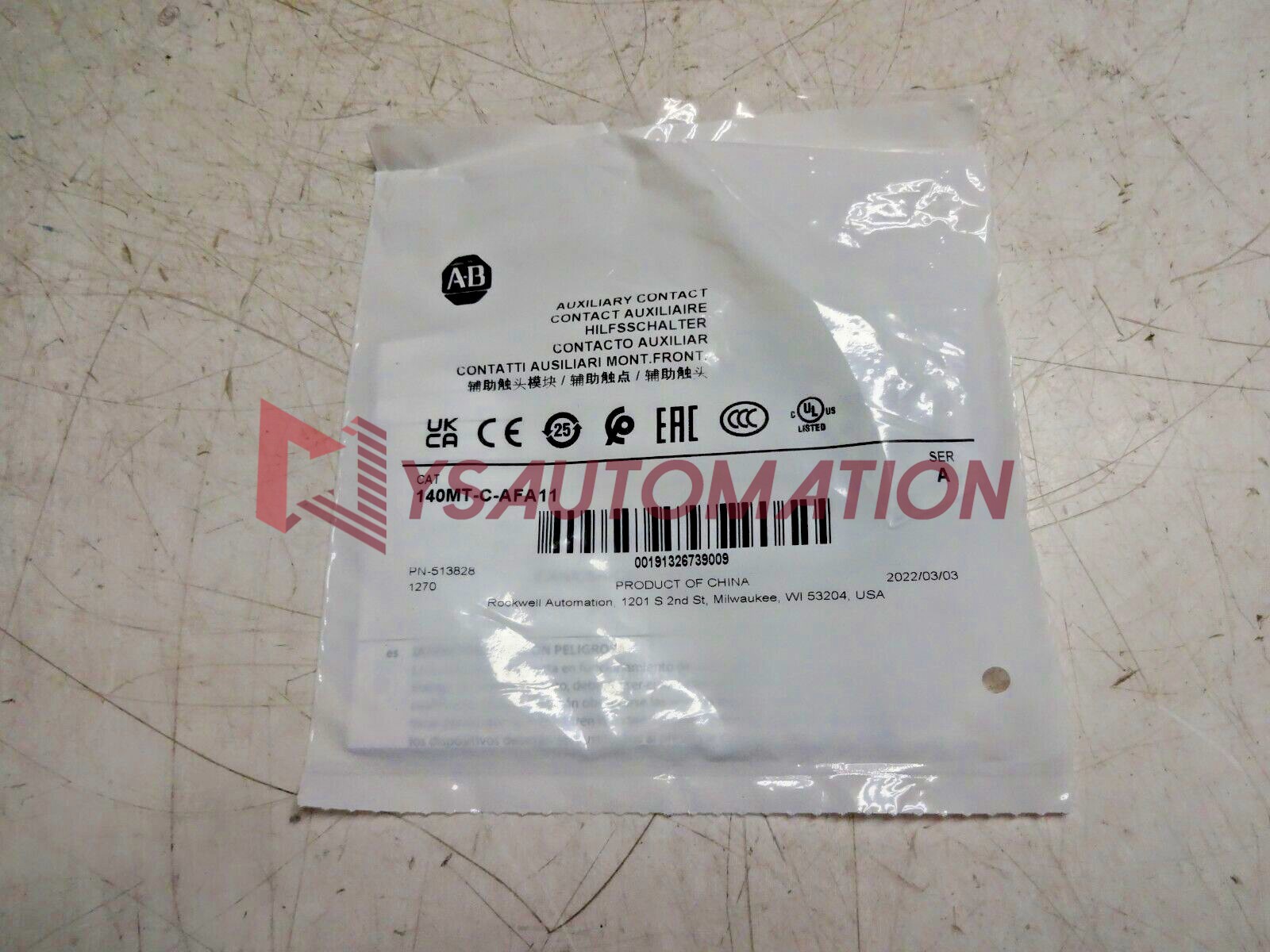140MT-C-AFA11 Aux Contact Block 140MTCAFA11 New Sealed