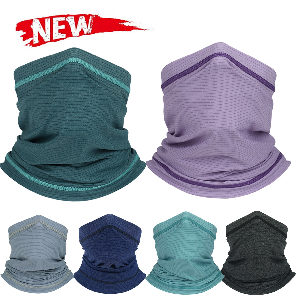 Cooling Face Mask Neck Gaiter Bandana for Summer UV Protection Cycling Fishing