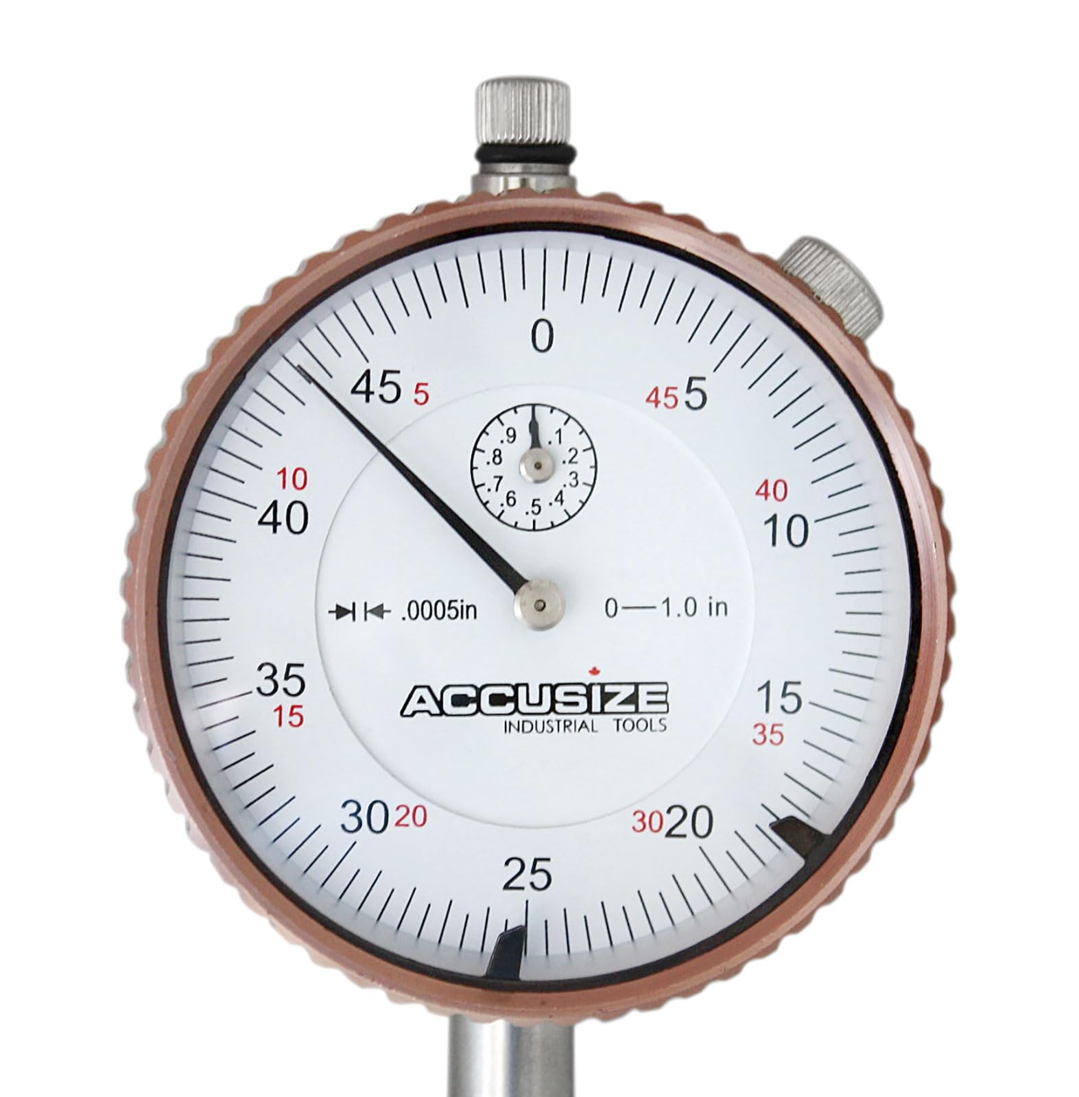 Accusize 0-1" Dial Indicator, Resolution: 0.0005", P900-S099