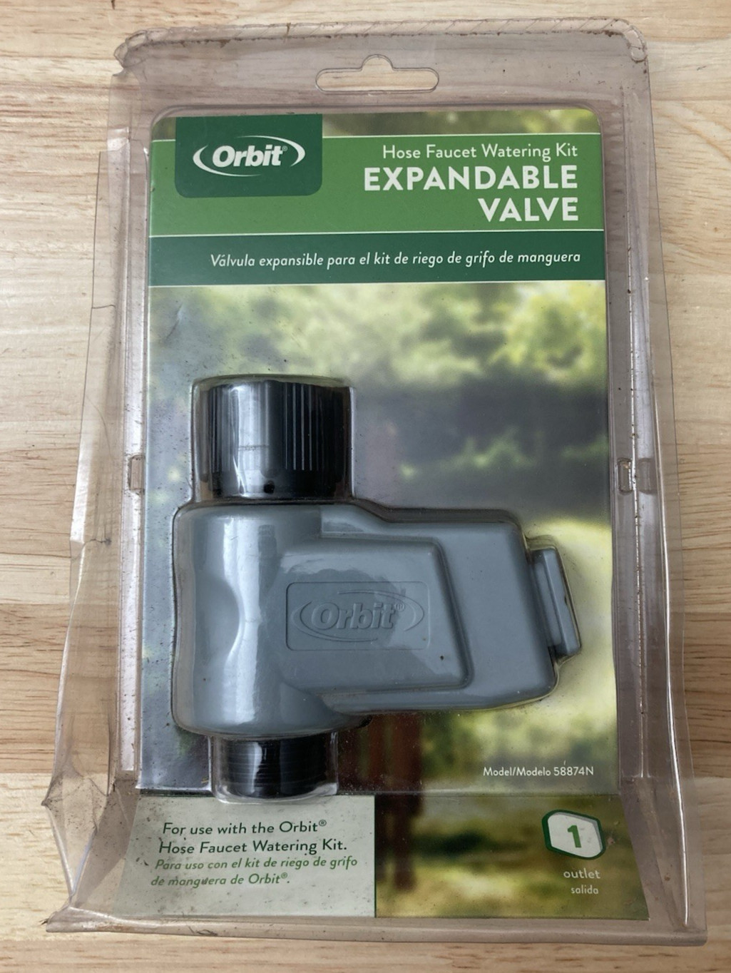Orbit 58874N-03 Hose Faucet Watering Kit Expandable Valve (Sealed)