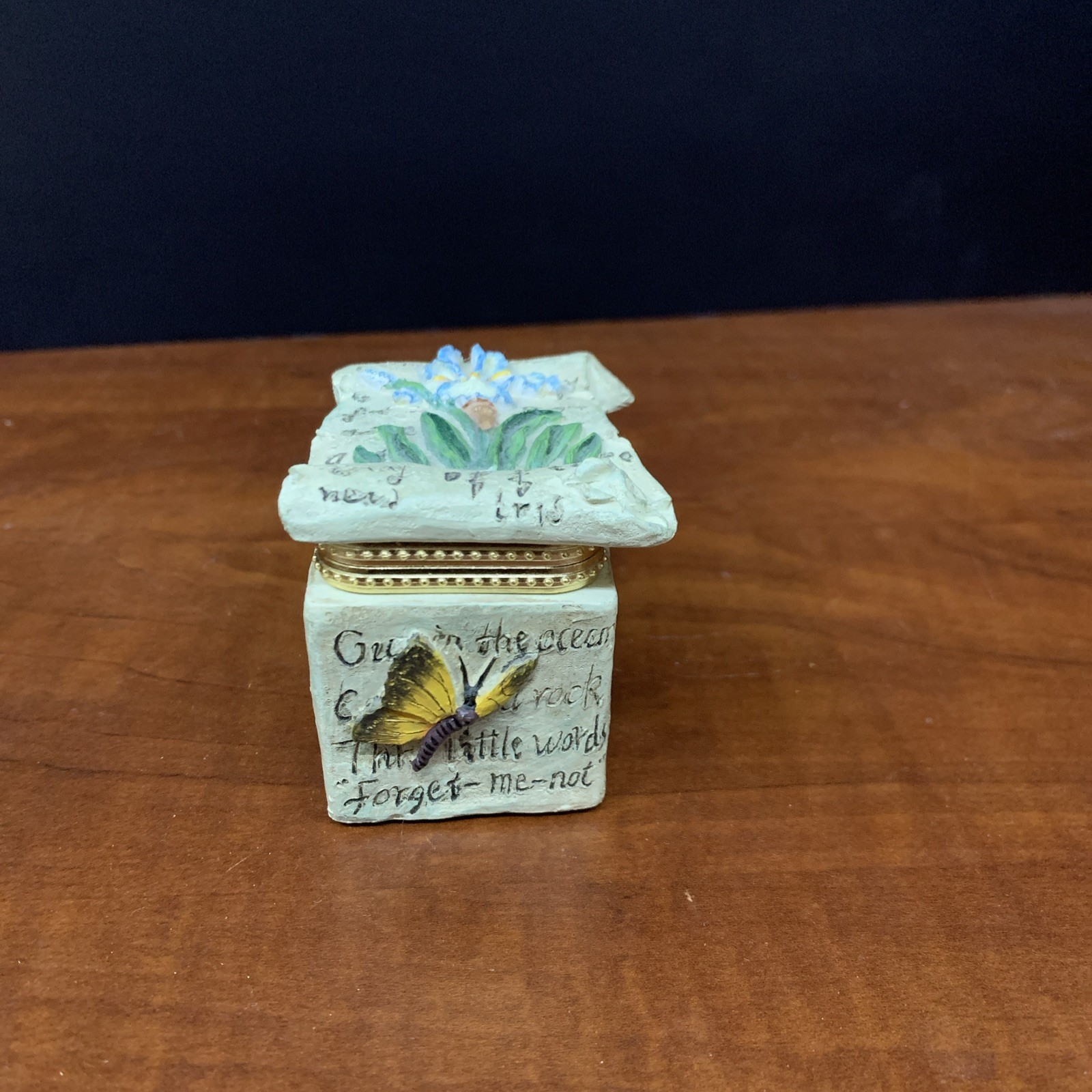 Trinket Box Garden Flowers Theme