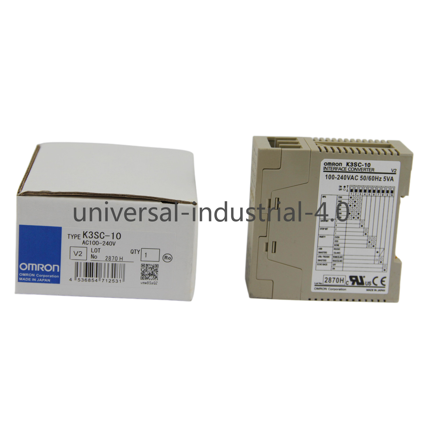 NEW Omron communication converter K3SC-10 100-240VAC 50/60HZ