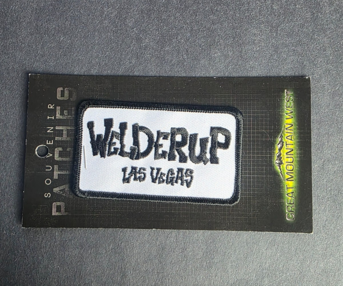 WELDERUP Las Vagas Souvenir Patch Iron-on New