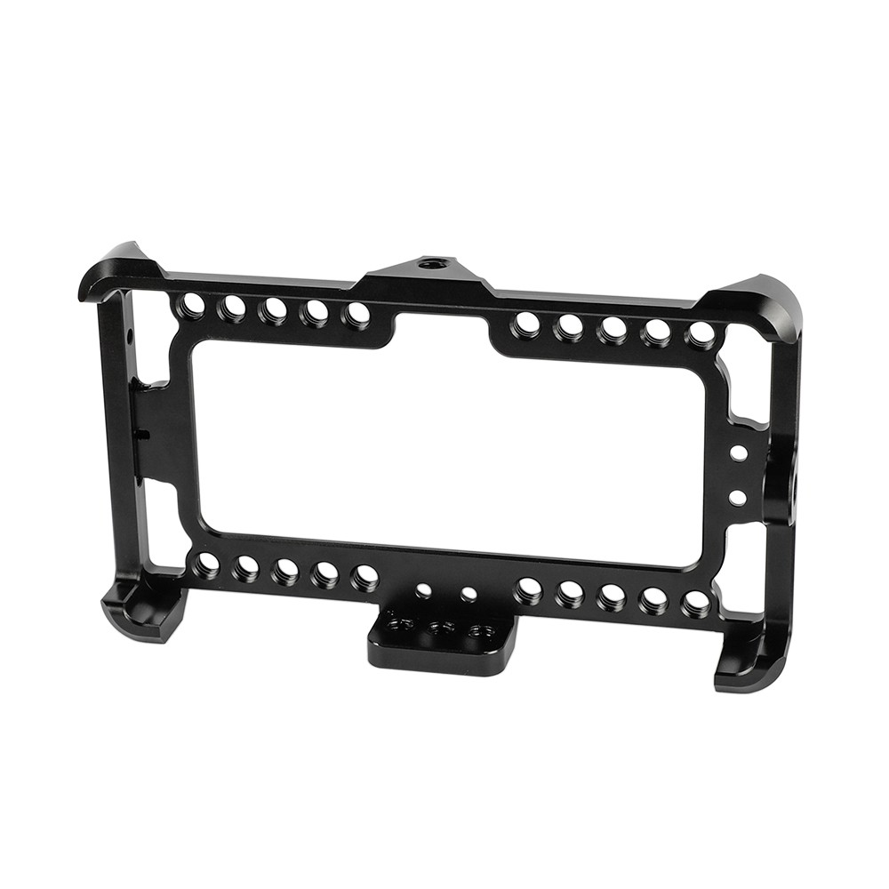 CAMVATE On-Camera Monitor Cage Bracket w/1/4" Mount fr FeelWorld F5 5" Monitor