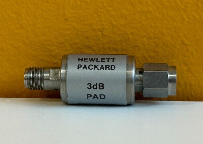 HP Agilent 08565-60090 DC to 21 GHz, 3 dB, SMA (M-F) Coaxial Attenuator. Tested!