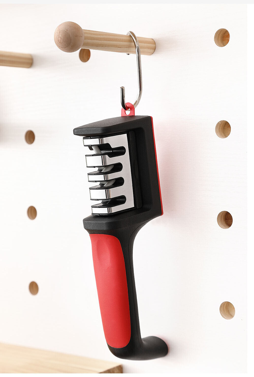 Knife Sharpener Professional Ceramic Tungsten Kitchen Sharpening System 4 Stage