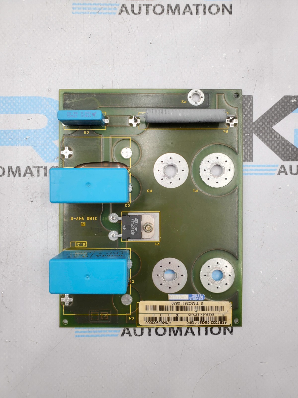 Siemens 6SE7032-6EG84-1GF0 Converter Absorbing Plate 94V