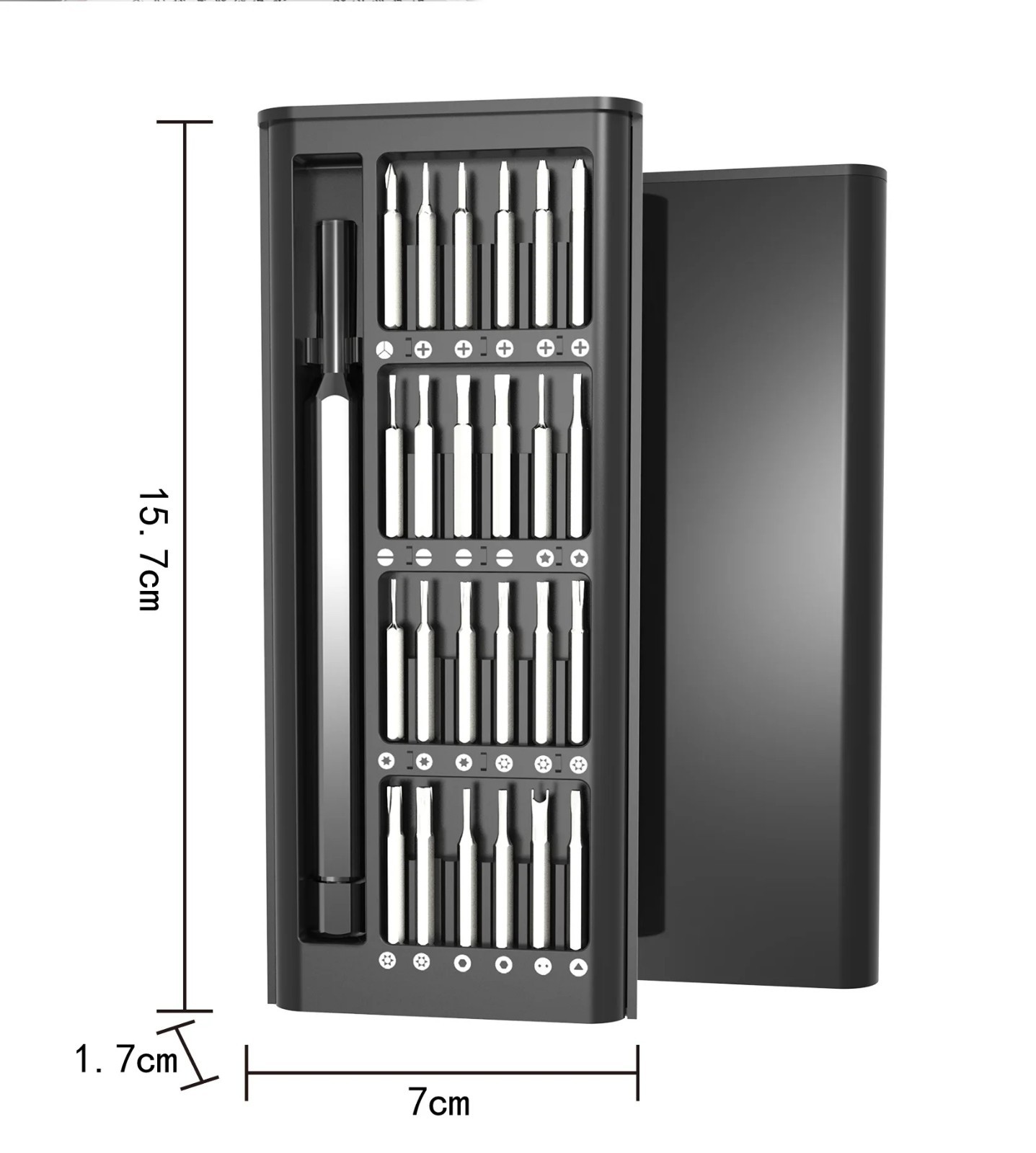 24 In 1 Small Precision Screwdriver Set Magnetic Mini Screwdriver Bit Set For PC