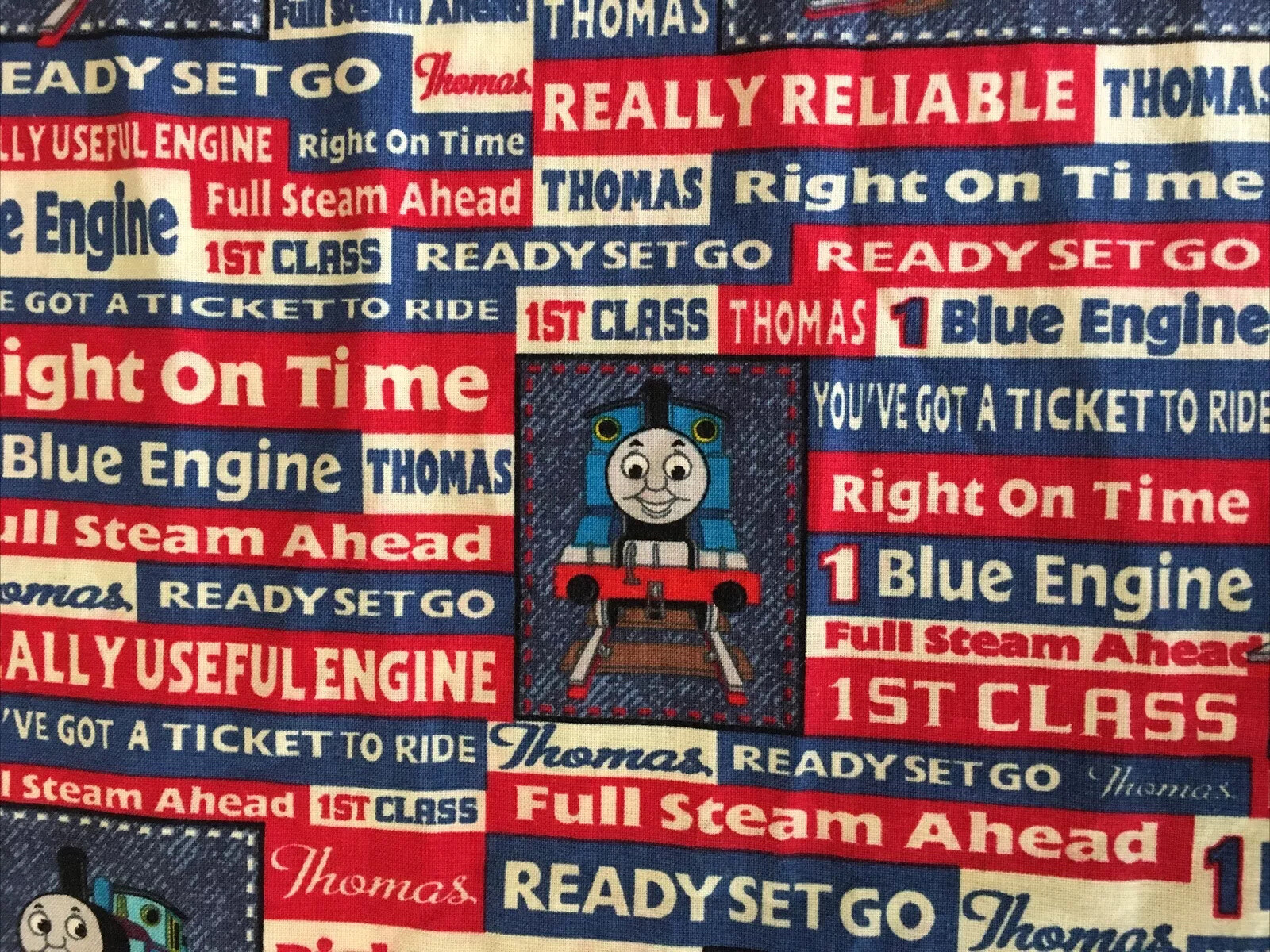 Thomas The Train Tank Engine Pillowcase Handmade