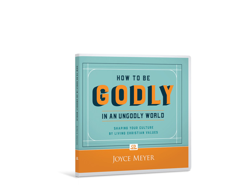 How To Be Godly in an Ungodly World    4 Teaching Messages CD  NEW   Joyce Meyer