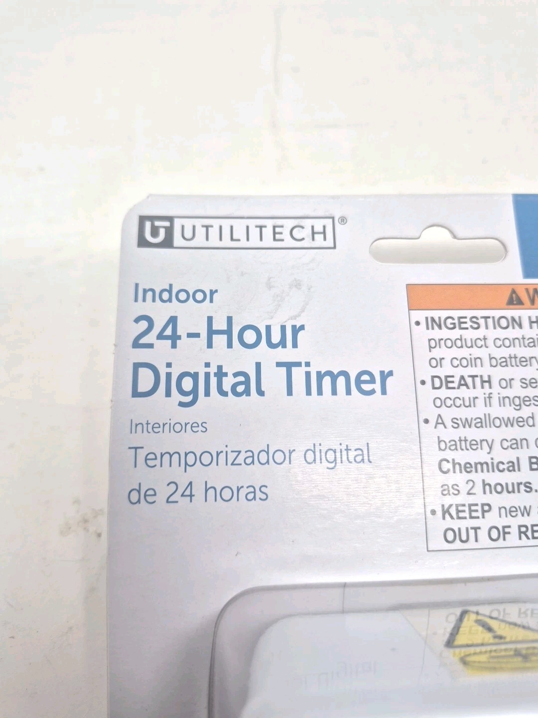 Utilitech Indoor 24-Hour Digital Timer #864292 - New