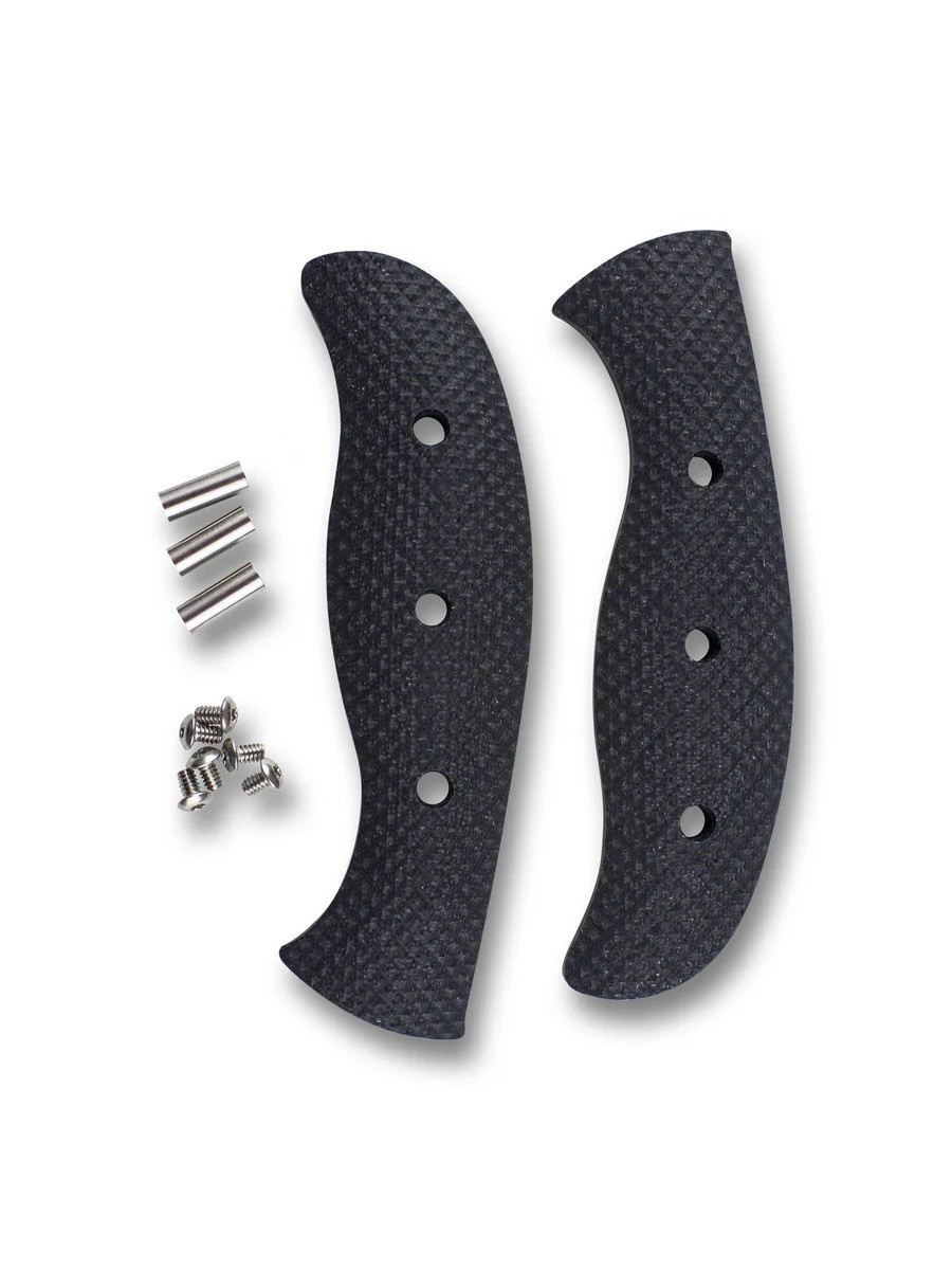 Spyderco Mule Team Bolt-On Black G-10 Handle Kit MTGBK w/ T8 Screws & Posts