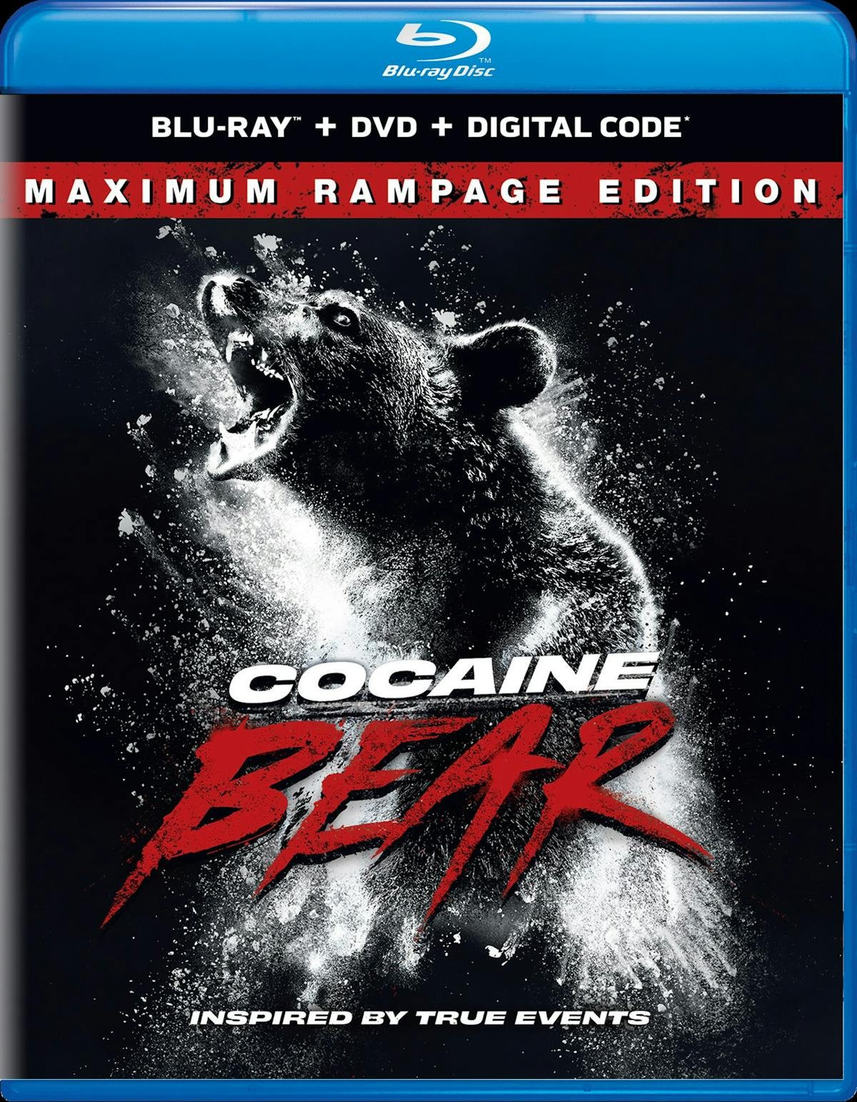 Cocaine Bear Blu-ray Keri Russell NEW (Ships 4/15/2023)